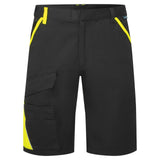 Portwest WX1 Korte Broek CD114 tweekleurig katoen zwart-grijs(BY)