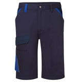 Portwest WX1 Korte Broek CD114 tweekleurig katoen marineblauw-koningsblauw(NR)