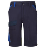 Portwest WX1 Korte Broek CD114 tweekleurig katoen marineblauw-koningsblauw(NR)