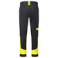 Portwest WX1 Werkbroek CD131 lichtgewicht katoen zwart-geel(KY)
