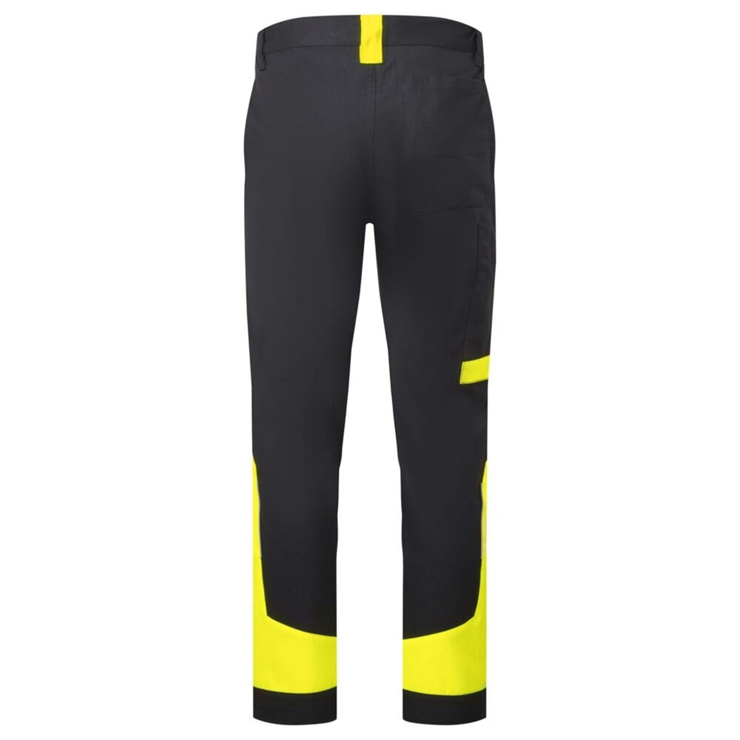 Portwest WX1 Werkbroek CD131 lichtgewicht katoen zwart-geel(KY)