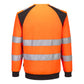 Portwest WX2 Hoge zichtbaarheid Sweatshirt CD805 Eco Hi-Vis oranje-zwart(OB)