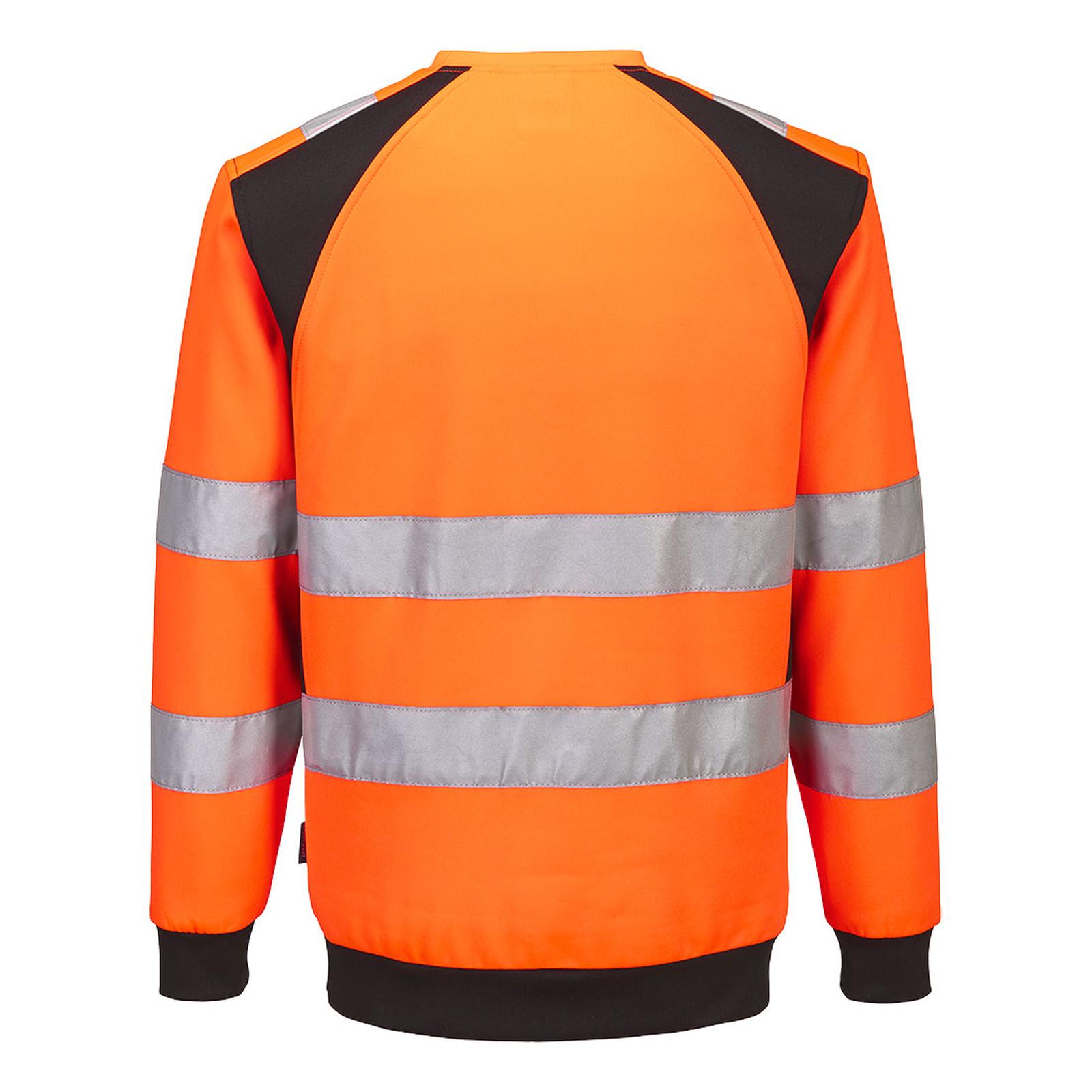 Portwest WX2 Hoge zichtbaarheid Sweatshirt CD805 Eco Hi-Vis oranje-zwart(OB)
