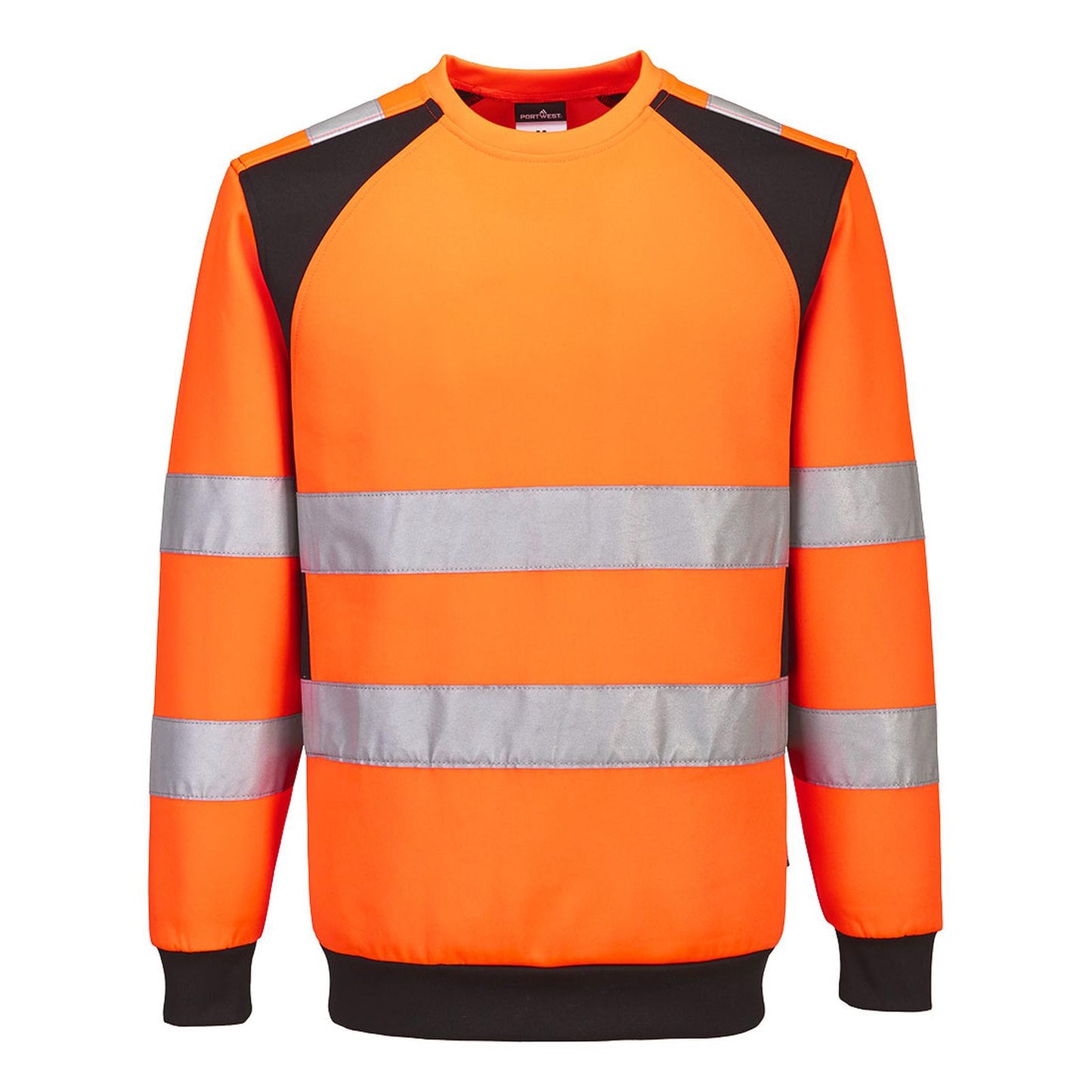 Portwest WX2 Hoge zichtbaarheid Sweatshirt CD805 Eco Hi-Vis oranje-zwart(OB)