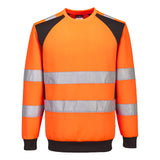 Portwest WX2 Hoge zichtbaarheid Sweatshirt CD805 Eco Hi-Vis oranje-zwart(OB)