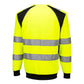 Portwest WX2 Hoge zichtbaarheid Sweatshirt CD805 Eco Hi-Vis geel-zwart(YB)