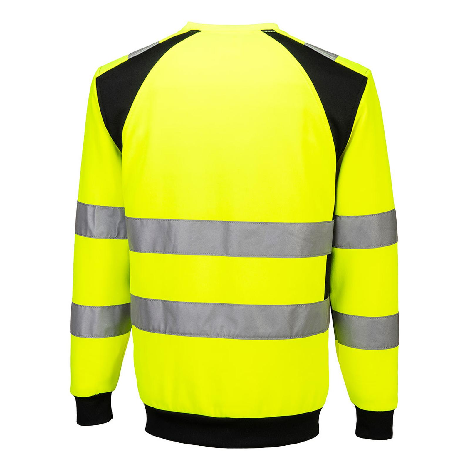 Portwest WX2 Hoge zichtbaarheid Sweatshirt CD805 Eco Hi-Vis geel-zwart(YB)