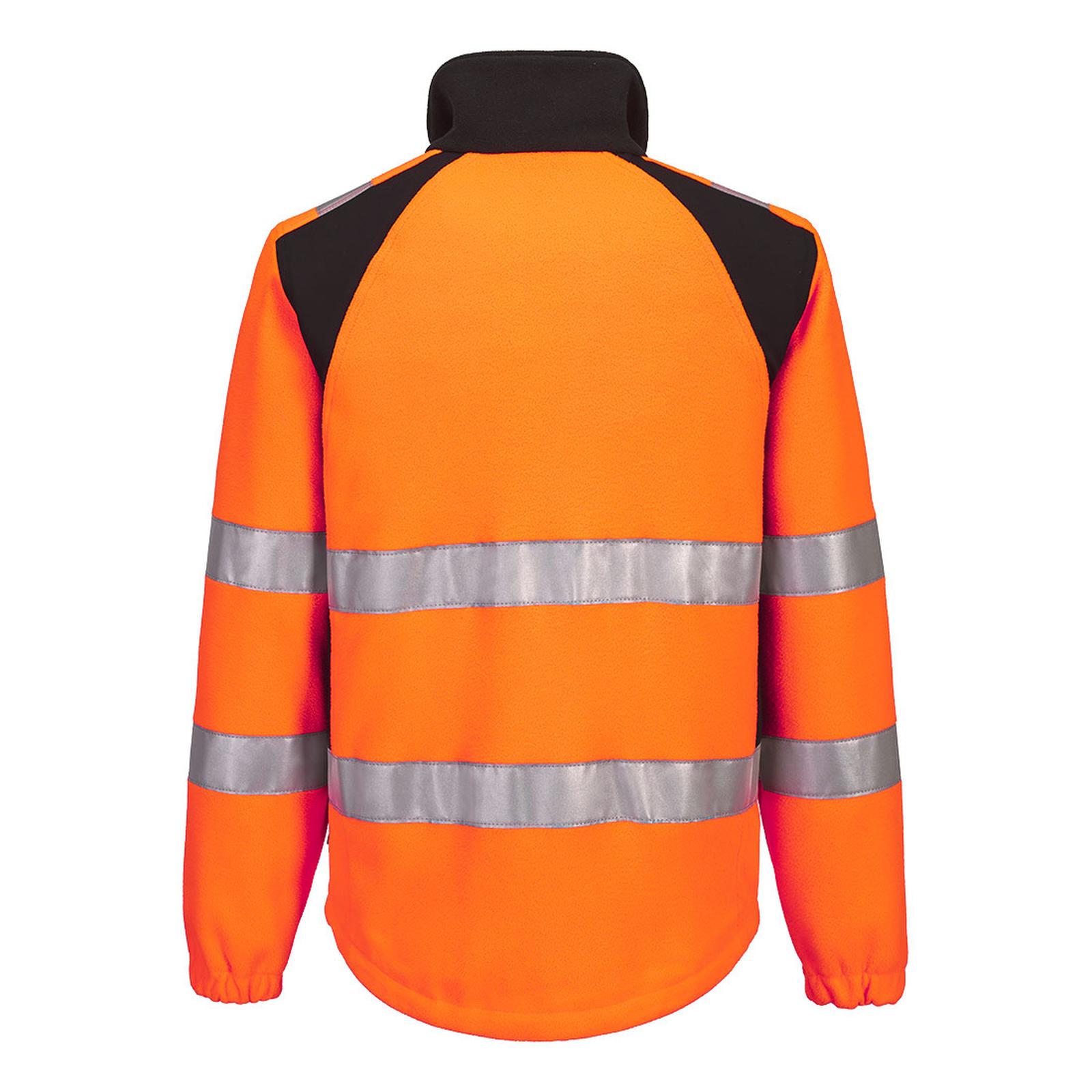 Portwest WX2 Hoge zichtbaarheid Fleecevest CD807 Eco Hi-Vis oranje-zwart(OB)