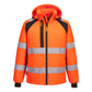 Portwest WX2 Hoge zichtbaarheid Jas CD809 Hi-Vis gevoerd softshell 2 (L) oranje-zwart(OB)
