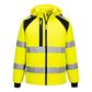 Portwest WX2 Hoge zichtbaarheid Jas CD809 Hi-Vis gevoerd softshell 2 (L) geel-zwart(YB)