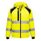 Portwest WX2 Hoge zichtbaarheid Jas CD809 Hi-Vis gevoerd softshell 2 (L) geel-zwart(YB)
