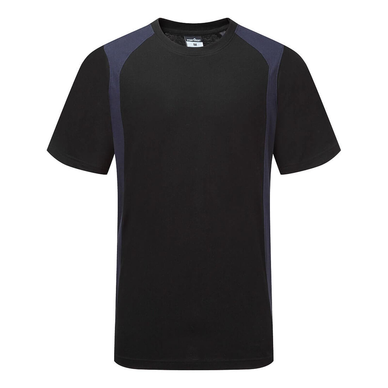 Portwest WX2 Werkkleding T-Shirt CD811 Eco S/S zwart-marineblauw(BN)