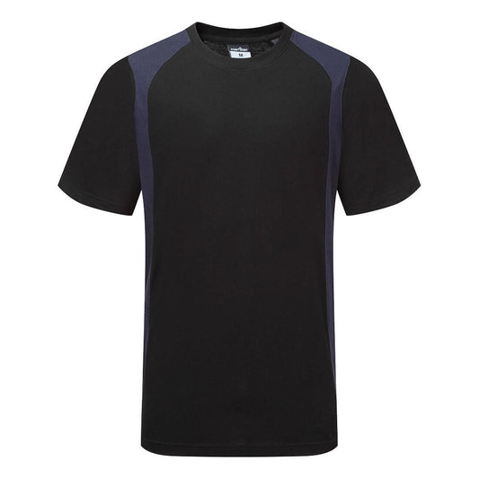 Portwest WX2 Werkkleding T-Shirt CD811 Eco S/S zwart-marineblauw(BN)