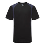 Portwest WX2 Werkkleding T-Shirt CD811 Eco S/S zwart-marineblauw(BN)