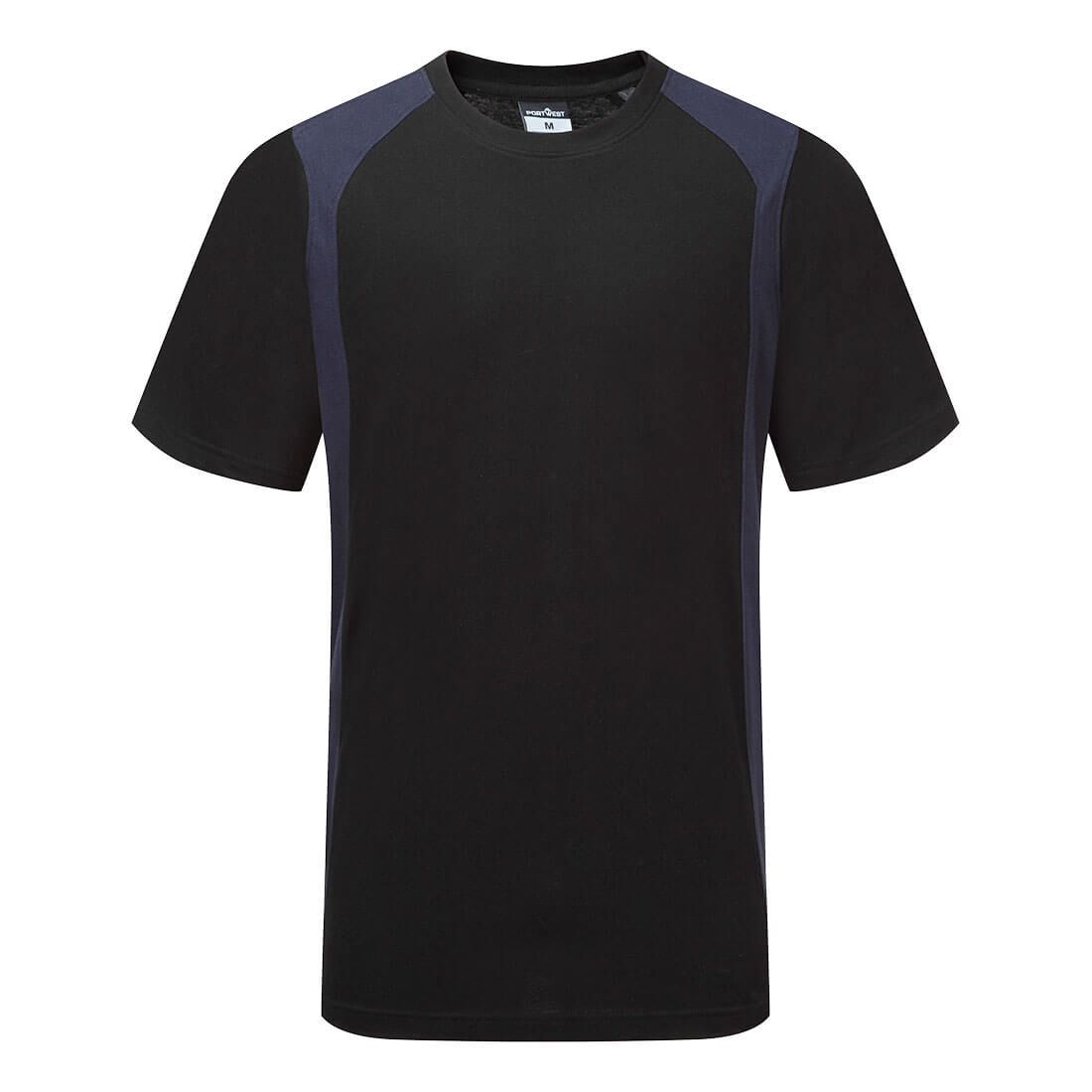 Portwest WX2 Werkkleding T-Shirt CD811 Eco S/S zwart-marineblauw(BN)