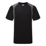 Portwest WX2 Werkkleding T-Shirt CD811 Eco S/S zwart-grijs(BY)