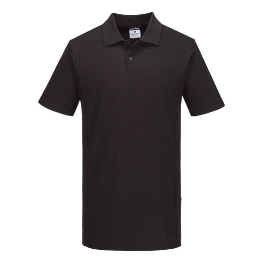 Portwest WX2 Werkkleding Poloshirt CD812 korte mouw zwart(BK)