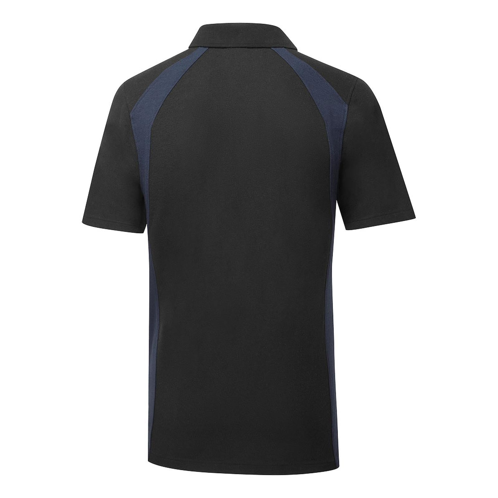 Portwest WX2 Werkkleding Poloshirt CD812 korte mouw zwart-marineblauw(BN)