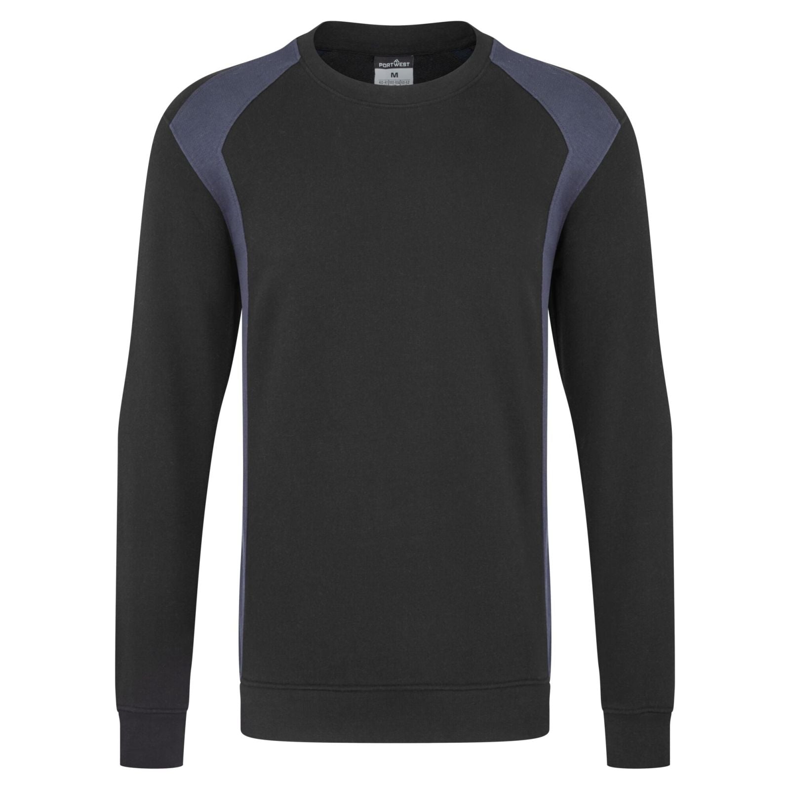 Portwest WX2 Sweatshirt CD813 Eco zwart-marineblauw(BN)