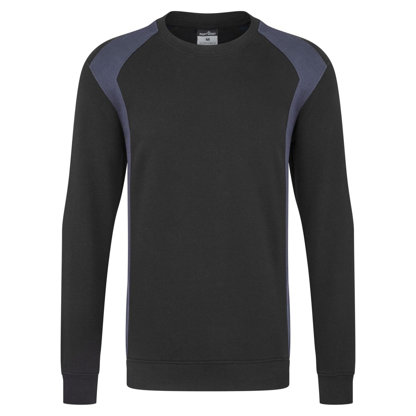 Portwest WX2 Sweatshirt CD813 Eco zwart-marineblauw(BN)