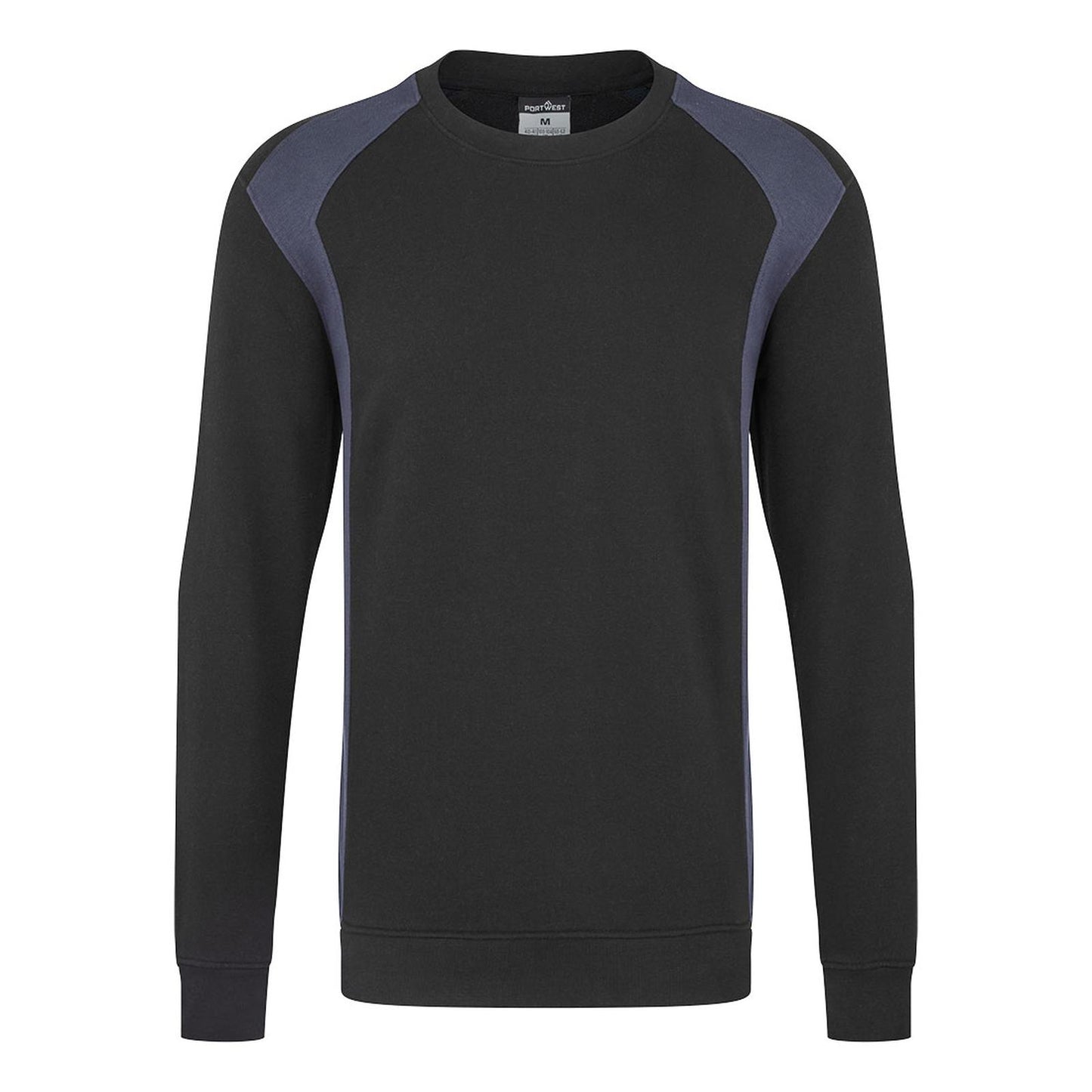 Portwest WX2 Sweatshirt CD813 Eco zwart-marineblauw(BN)