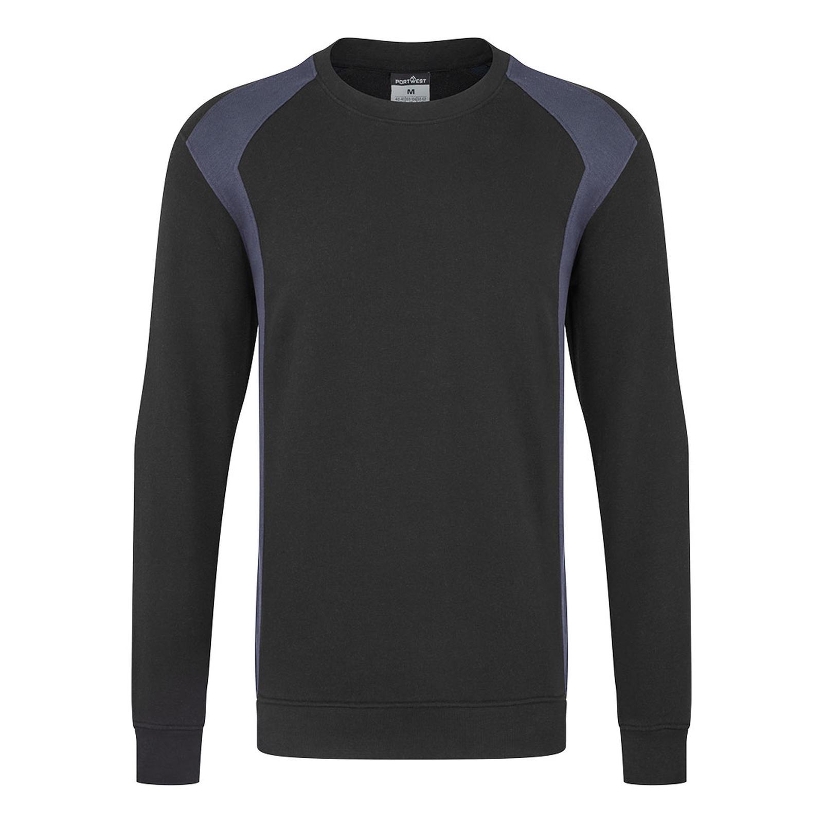 Portwest WX2 Sweatshirt CD813 Eco zwart-marineblauw(BN)