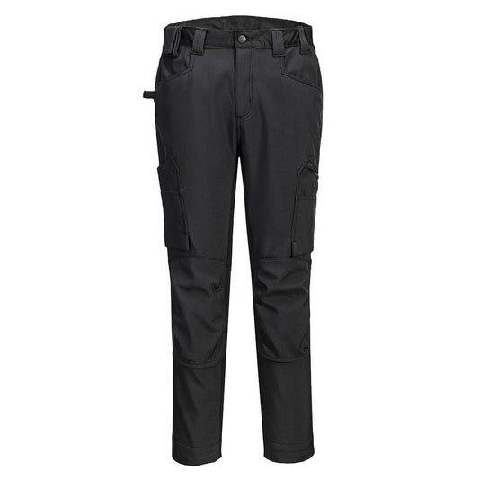 Portwest WX2 Bescherming Tegen Alle Weersomstandigheden Broek CD840  (2L) Eco softshell zwart(BK)
