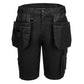 Portwest WX2 Eco Werkkleding Korte Broek CD842 holsterzakken zwart(BK)