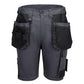 Portwest WX2 Eco Werkkleding Korte Broek CD842 holsterzakken metaalgrijs(MG)