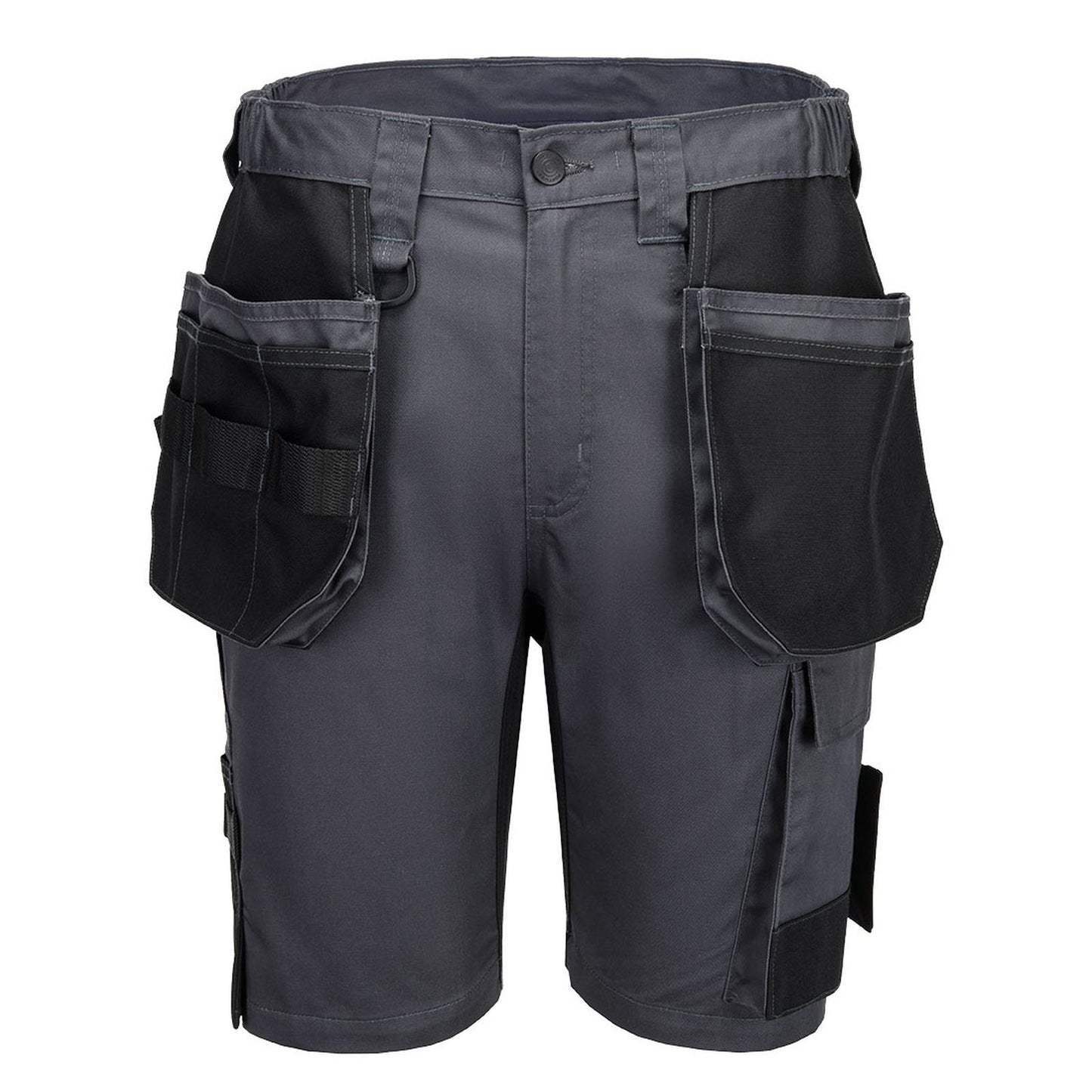 Portwest WX2 Eco Werkkleding Korte Broek CD842 holsterzakken metaalgrijs(MG)