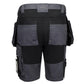 Portwest WX2 Eco Werkkleding Korte Broek CD842 holsterzakken metaalgrijs(MG)