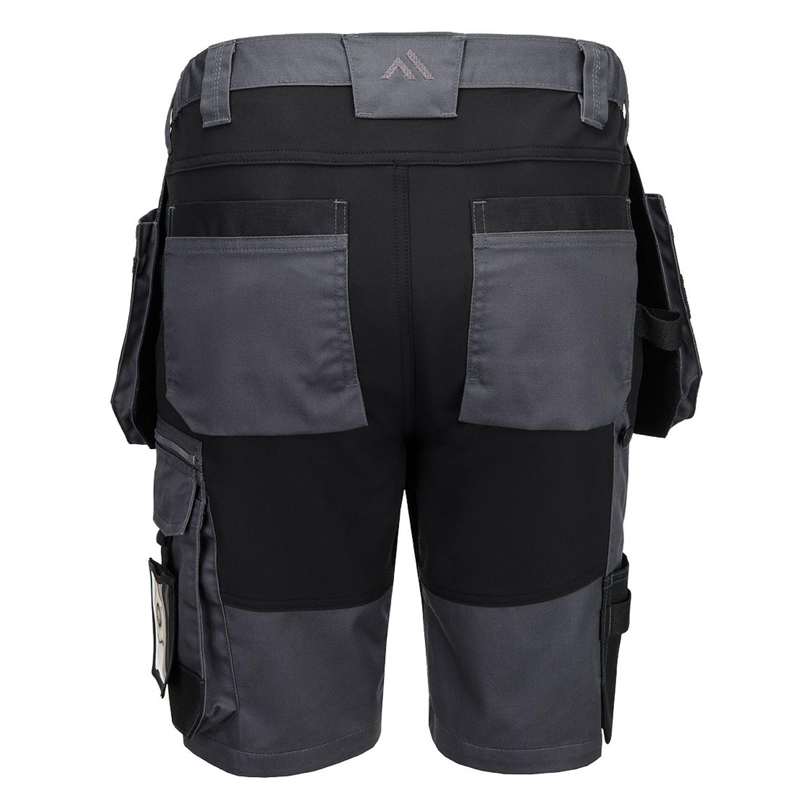 Portwest WX2 Eco Werkkleding Korte Broek CD842 holsterzakken metaalgrijs(MG)