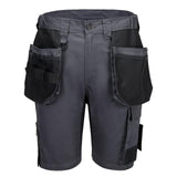 Portwest WX2 Eco Werkkleding Korte Broek CD842 holsterzakken metaalgrijs(MG)
