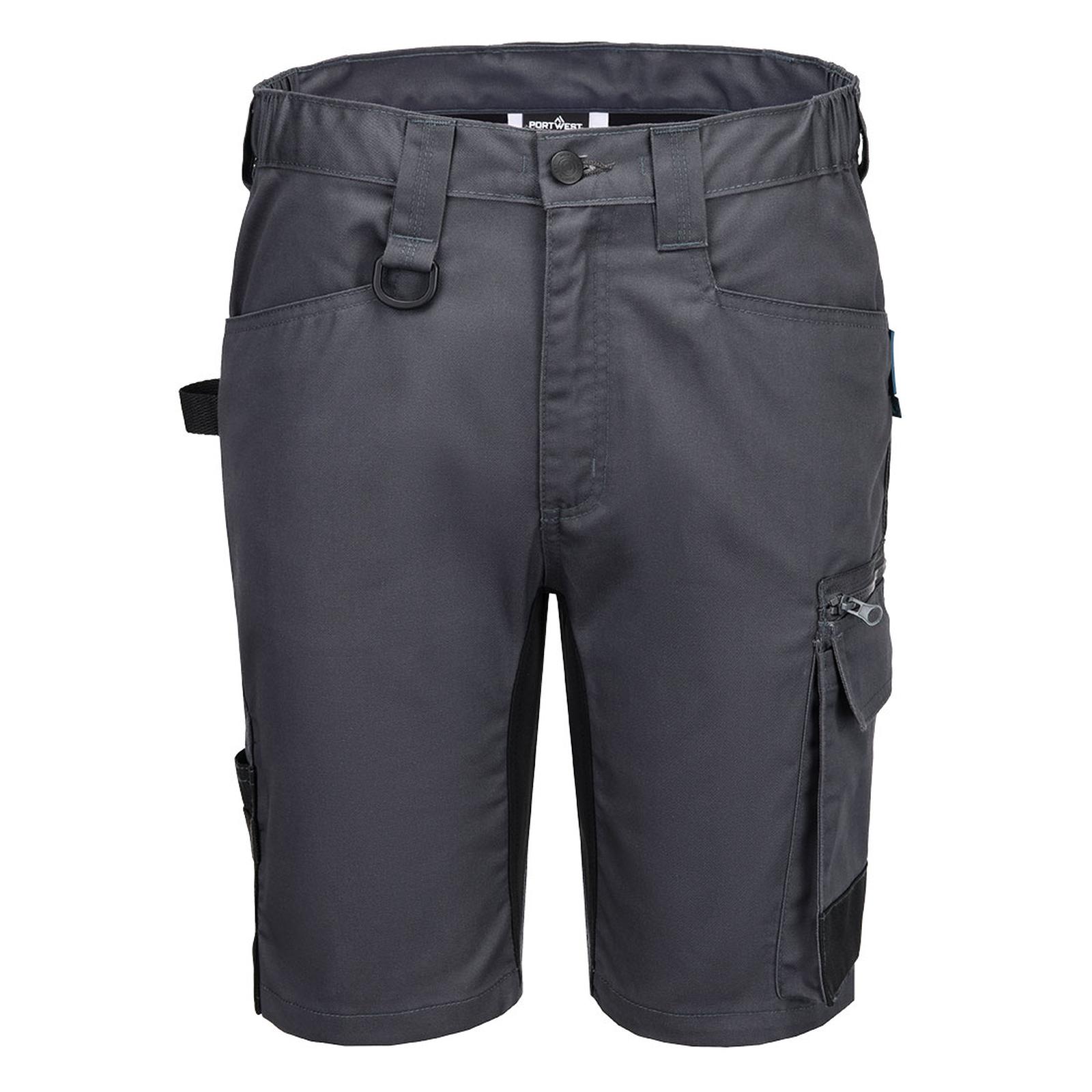 Portwest WX2 Eco Werkkleding Korte Broek CD843 holsterzakken metaalgrijs(MG)