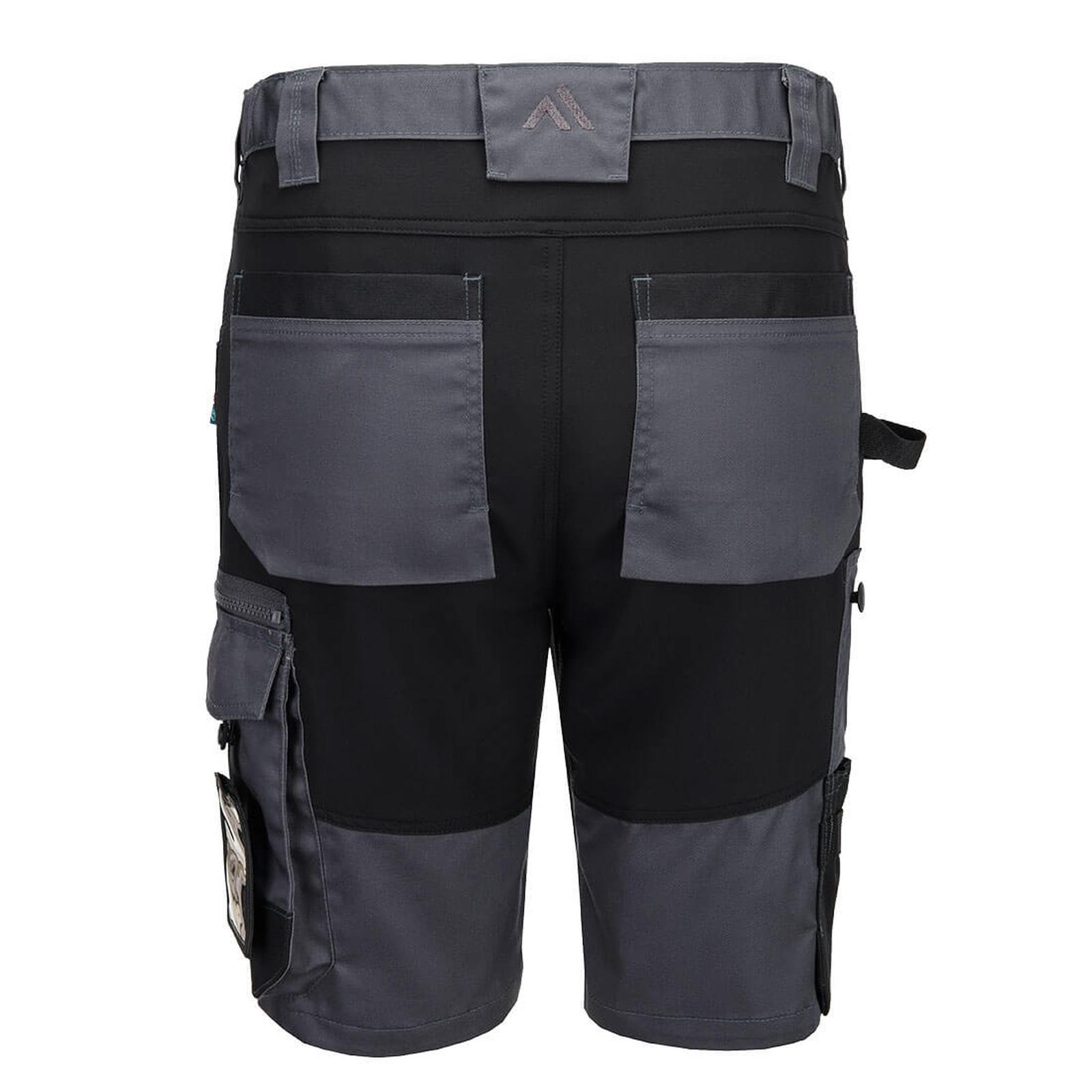 Portwest WX2 Eco Werkkleding Korte Broek CD843 holsterzakken metaalgrijs(MG)