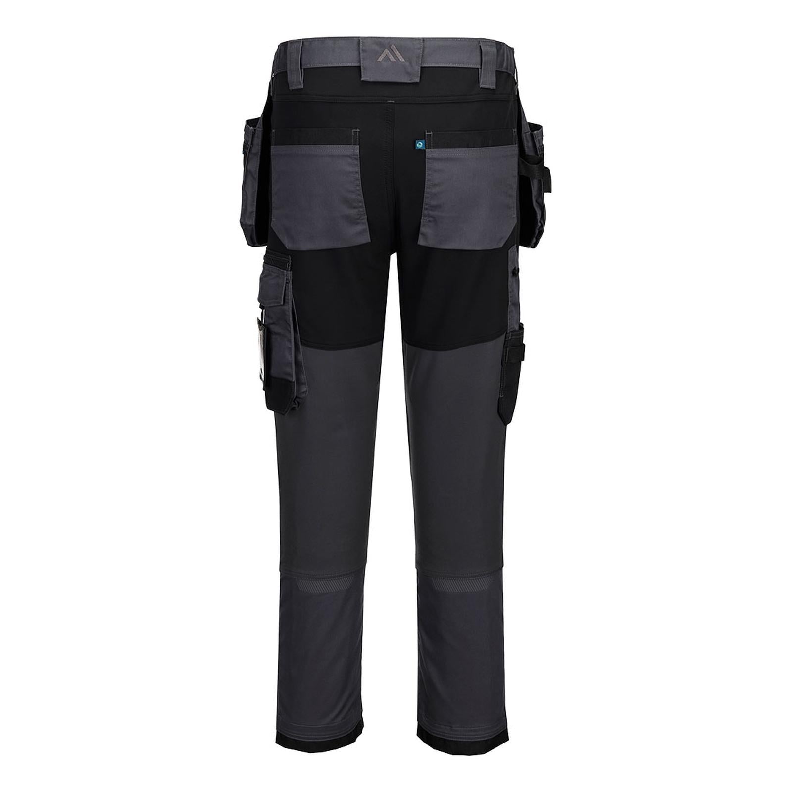 Portwest WX2 Werkkleding Broek CD845 Eco Stretch holsterzakken metaalgrijs(MG)