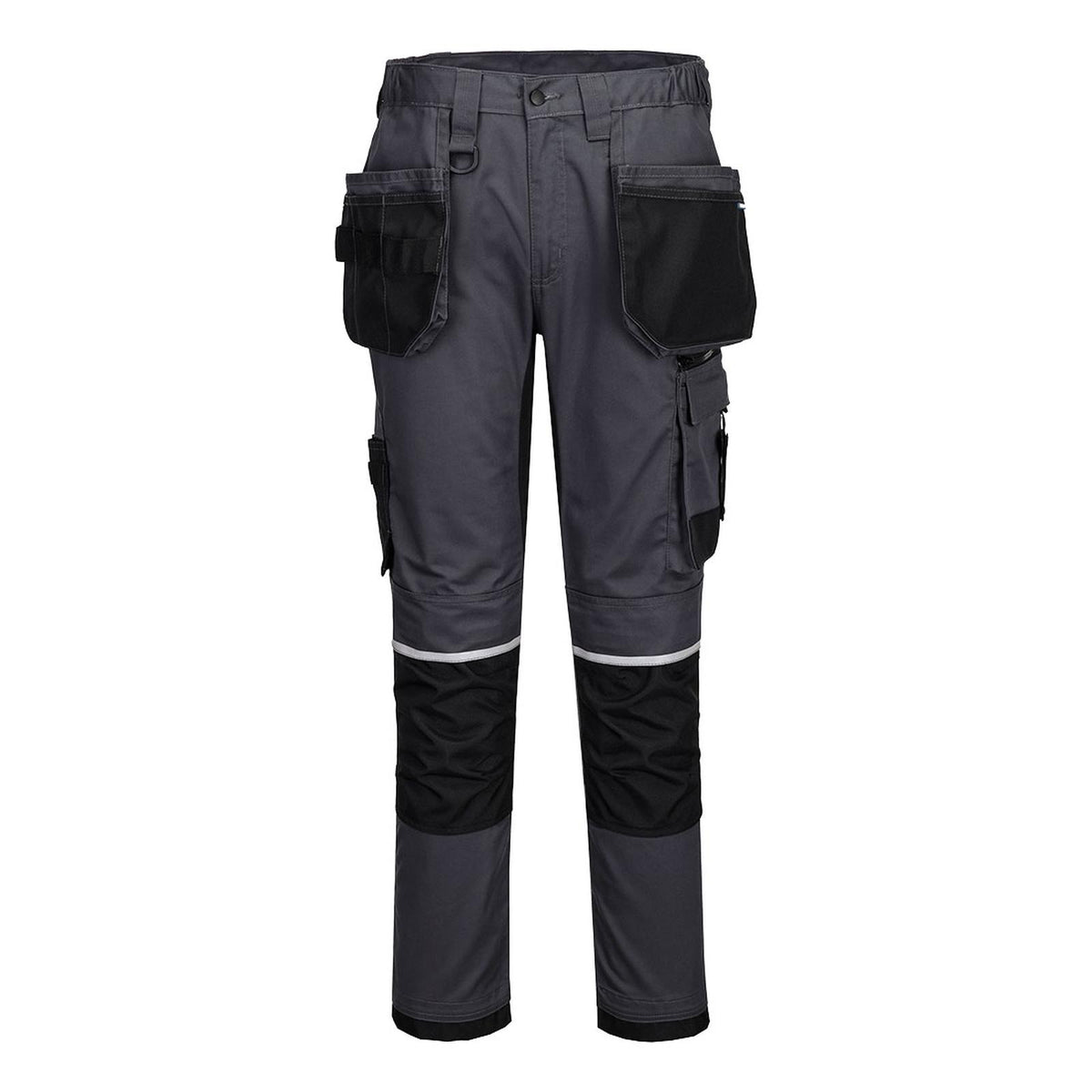 Portwest WX2 Werkkleding Broek CD845 Eco Stretch holsterzakken metaalgrijs(MG)