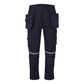 Portwest WX2 Werkkleding Broek CD845 Eco Stretch holsterzakken donker marineblauw(NV)