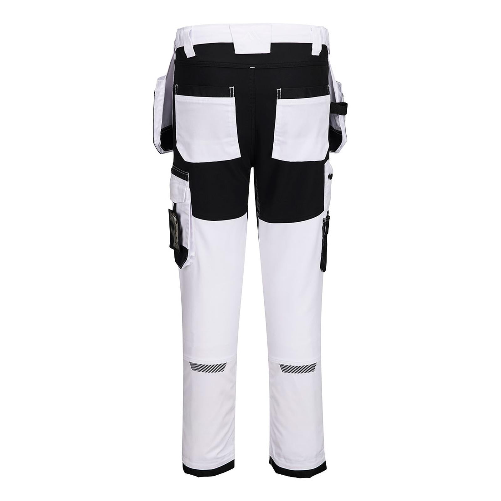 Portwest WX2 Werkkleding Broek CD845 Eco Stretch holsterzakken wit(WH)