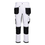 Portwest WX2 Werkkleding Broek CD845 Eco Stretch holsterzakken wit(WH)