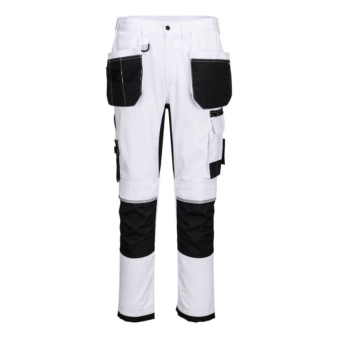 Portwest WX2 Werkkleding Broek CD845 Eco Stretch holsterzakken wit(WH)