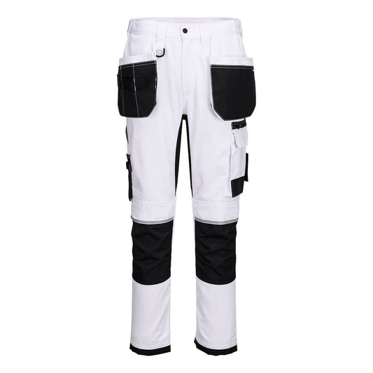 Portwest WX2 Werkkleding Broek CD845 Eco Stretch holsterzakken wit(WH)