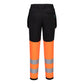 Portwest WX2 Broek CD847 Eco Hi-Vis klasse 1 dames stretch oranje-zwart(OB)