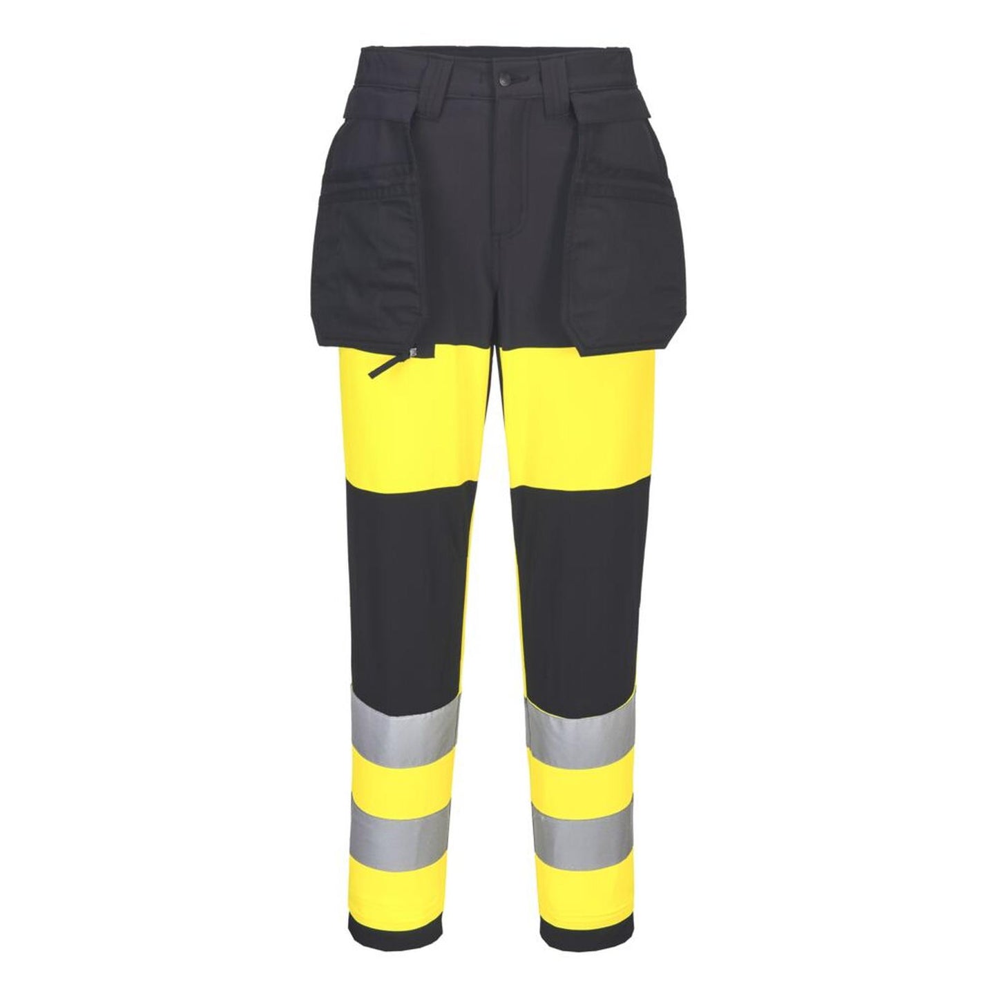 Portwest WX2 Broek CD847 Eco Hi-Vis klasse 1 dames stretch geel-zwart(YB)