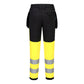Portwest WX2 Broek CD847 Eco Hi-Vis klasse 1 dames stretch geel-zwart(YB)