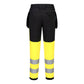 Portwest WX2 Broek CD847 Eco Hi-Vis klasse 1 dames stretch geel-zwart(YB)