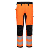 Portwest WX2 Hoge zichtbaarheid Broek CD848 Eco stretch oranje-zwart(OB)