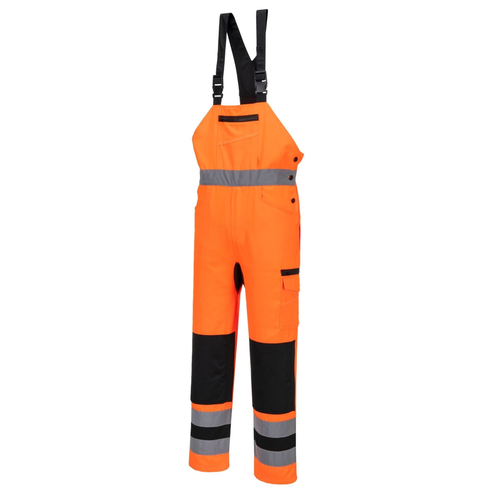 Portwest WX2 Hoge zichtbaarheid Amerikaanse Overall CD852 Eco Stretch Hi-Vis oranje-zwart(OB)