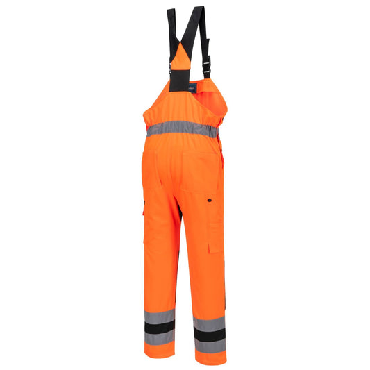 Portwest WX2 Hoge zichtbaarheid Amerikaanse Overall CD852 Eco Stretch Hi-Vis oranje-zwart(OB)
