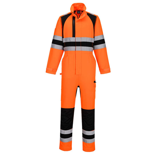 Portwest WX2 Hoge zichtbaarheid Overall CD855 WX2 Eco HiVis oranje-zwart(OB)